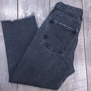 Agolde Black Cropped Jeans
